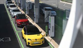 Electric car charging mega test - charging overhead