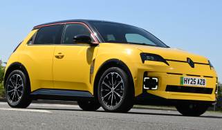 Electric car charging mega test - Renault 5 front angled