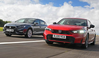 Honda Civic vs SEAT Leon - front tracking